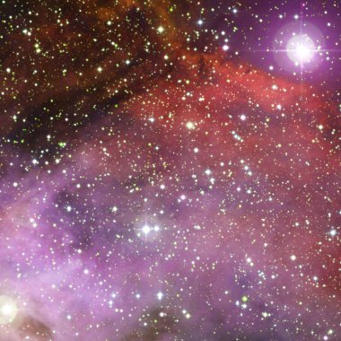 Uzaydan güzel Nebula. NASA tarafından döşenmiş bu görüntünün elemanları