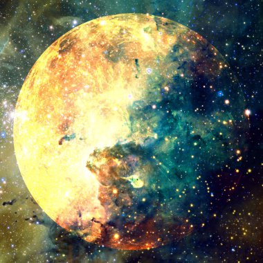 Venüs gezegeni. Bu görüntünün elementleri NASA tarafından desteklenmektedir