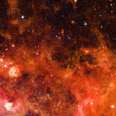 Sonsuz evrenin güzelliği. NASA tarafından döşenmiş bu görüntünün elemanları