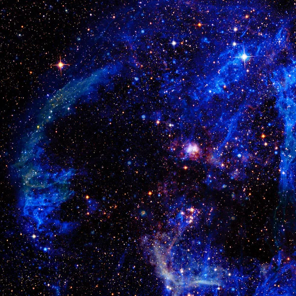 Nebulosa i yttre rymden. Delar av denna bild tillhandahålls av NASA — Stockfoto