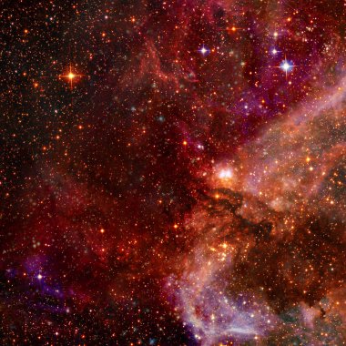 Derin uzayın güzelliği. Bu görüntünün elementleri NASA tarafından desteklenmektedir