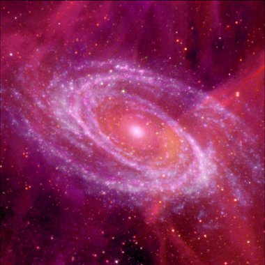 Derin uzayda bir yerde Starfield awesome güzellik.