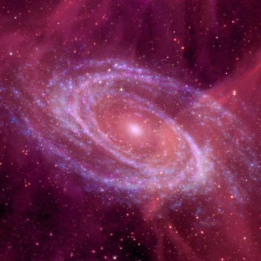 Derin uzayın güzelliği. Bu görüntünün elementleri NASA tarafından desteklenmektedir