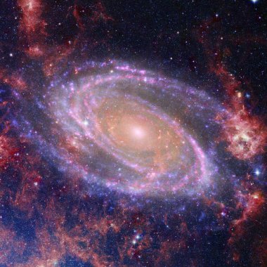 Derin uzayda bir yerde Starfield awesome güzellik.