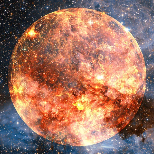 Планета Венера. Елементи цього зображення, надані НАСА. — стокове фото