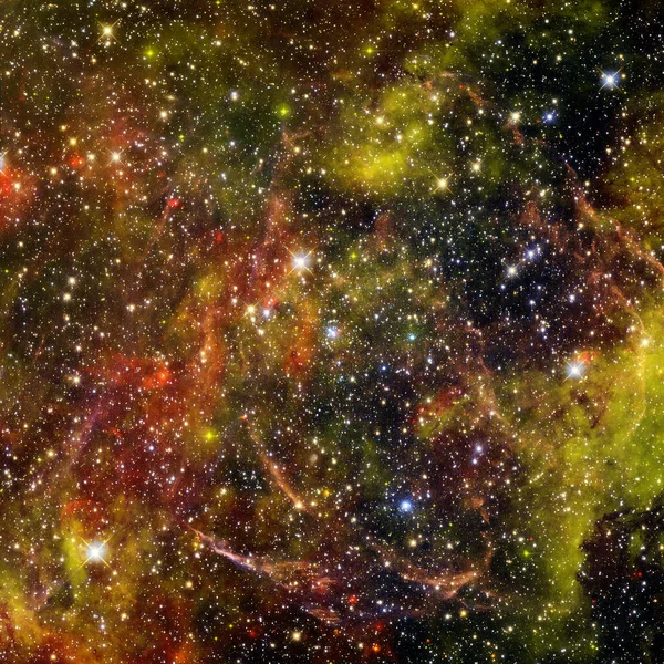 Vackra nebulaer i yttre rymden. Delar av denna bild som tillhandahålls av NASA — Stockfoto