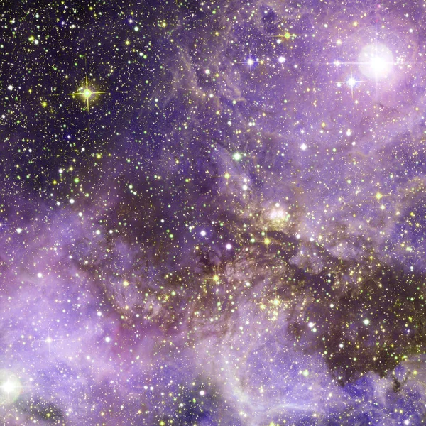 Vesmír plný hvězd, mlhoviny a galaxie. — Stock fotografie