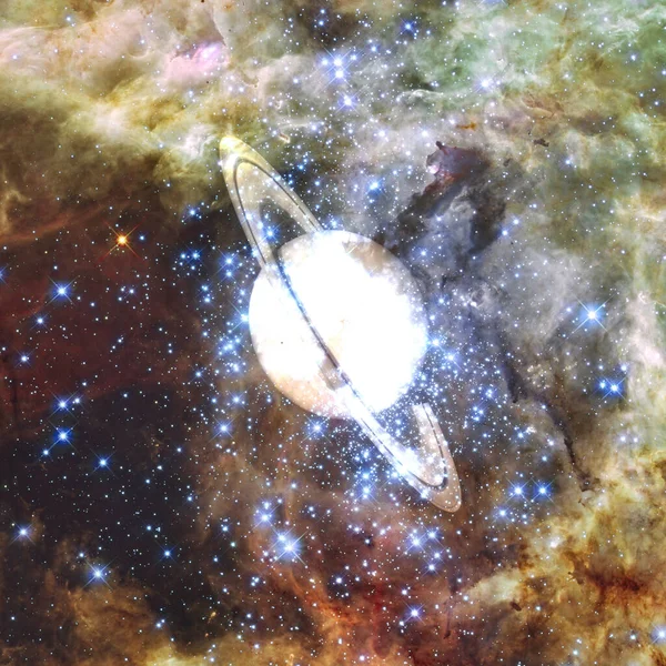 Saturnus. Delar av denna bild från Nasa — Stockfoto