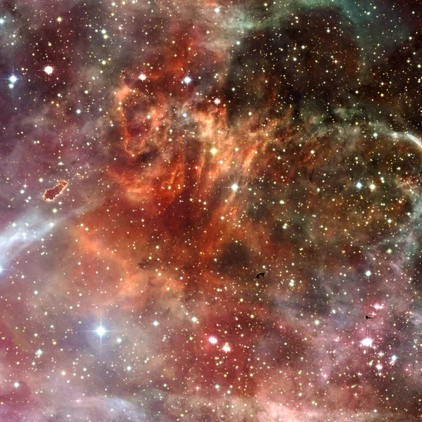 Fondo de pantalla de espacio abstracto. Elementos de esta imagen proporcionados por la NASA — Foto de Stock