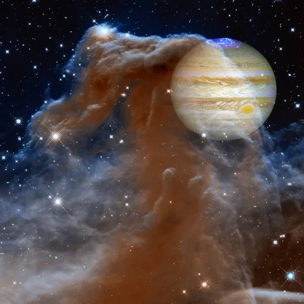 Planète Jupiter. Éléments de cette image fournis par la NASA — Photo