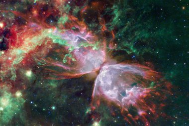 Derin uzayın güzelliği. Bu görüntünün elementleri NASA tarafından desteklenmektedir