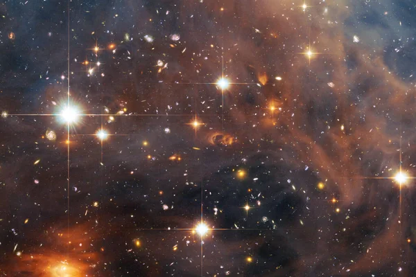 無限の宇宙の美しさ。この画像の要素は、NASAによって提供 — ストック写真