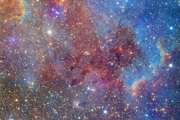 Nebulosa Cúmulo Estrellas Espacio Profundo Arte Ciencia Ficción Elementos Esta — Foto de Stock