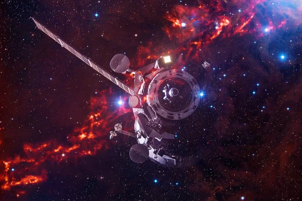 Raumfahrzeuge Starten Ins All Kosmos Kunst Elemente Dieses Von Der — Stockfoto