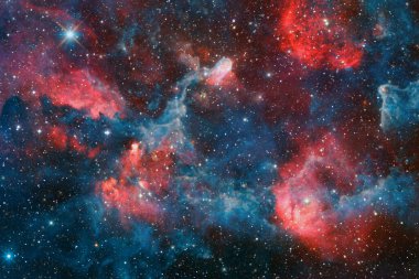 Starfield. Kozmos sanatı. Bu görüntünün elementleri NASA tarafından desteklenmektedir.