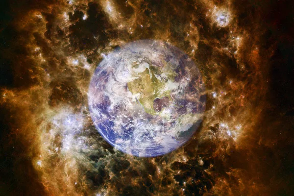 Planeten Jorden Science Fiction Tapet Delar Denna Bild Tillhandahålls Nasa — Stockfoto