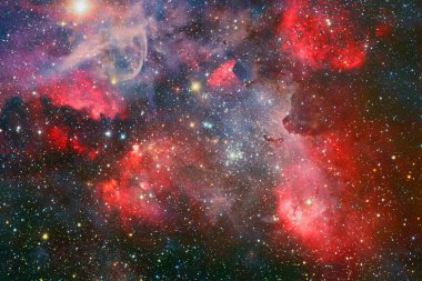Yıldız kümesi. Starfield. Nebula. Bu görüntünün elementleri NASA tarafından desteklenmektedir.