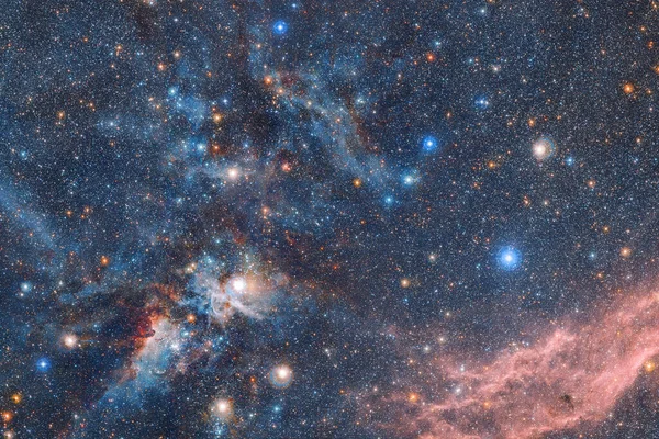 Univers Sans Fin Avec Étoiles Galaxies Dans Espace Art Cosmique — Photo