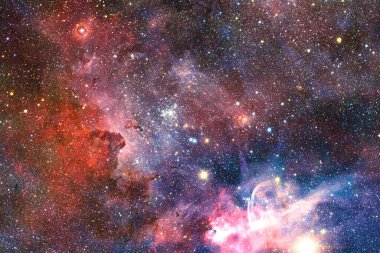 Dış uzay, kozmik manzara. Nebula. Bu görüntünün elementleri NASA tarafından desteklenmektedir.