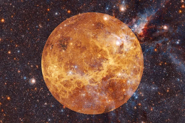 Planeta Vénus Sistema Solar Arte Cosmos Elementos Desta Imagem Fornecidos — Fotografia de Stock