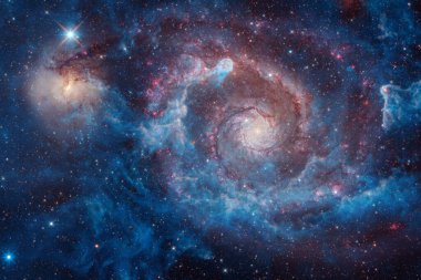 Starfield. Kozmos sanatı. Bu görüntünün elementleri NASA tarafından desteklenmektedir.