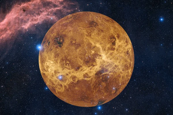 Planeten Venus Solsystemet Kosmos Konst Delar Denna Bild Tillhandahålls Nasa — Stockfoto