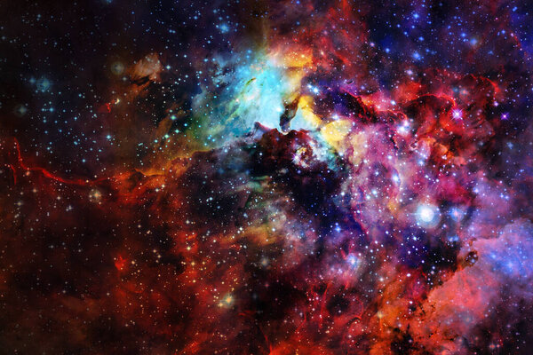 Awesome of endless cosmos. Science fiction wallpaper. Elements of this image furnished by NASA.