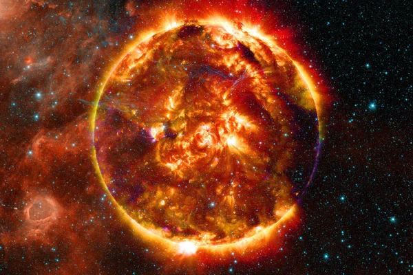 Soleil Est Étoile Centre Système Solaire Éléments Cette Image Fournis — Photo