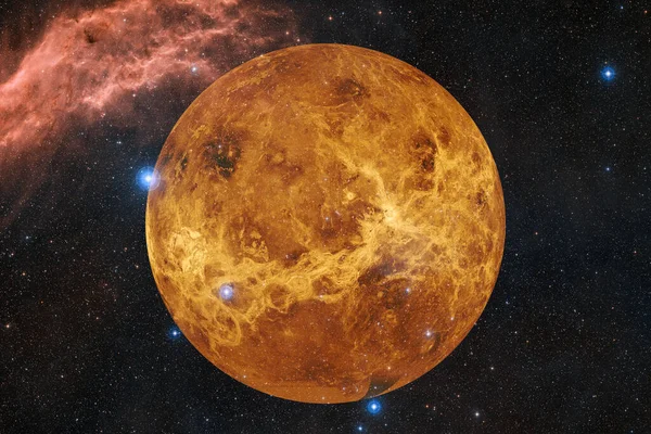 Pianeta Venere Sistema Solare Arte Del Cosmo Elementi Questa Immagine — Foto Stock