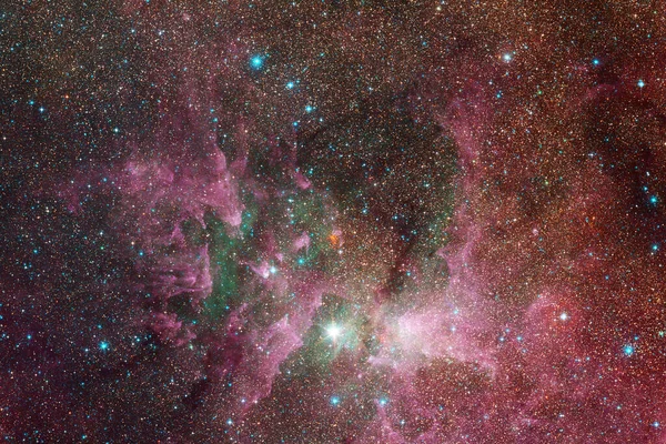 Yttre Rymdkonst Stjärnfält Fantastiska Nebulosor Delar Denna Bild Tillhandahålls Nasa — Stockfoto