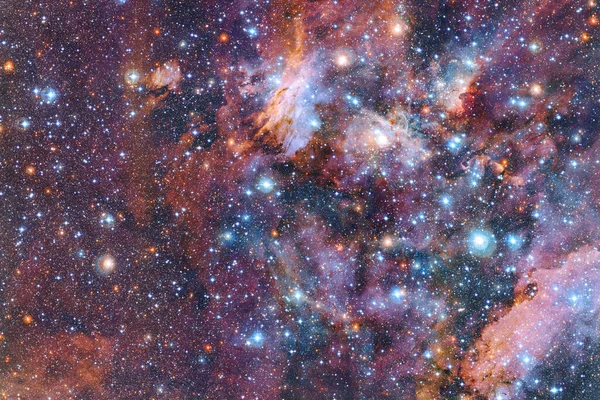 Nebulosa Aglomerado Estrelas Espaço Profundo Arte Ficção Científica Elementos Desta — Fotografia de Stock