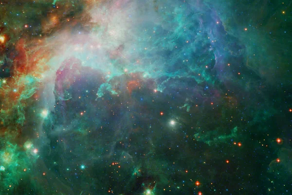 Yttre Rymdkonst Stjärnfält Fantastiska Nebulosor Delar Denna Bild Tillhandahålls Nasa — Stockfoto