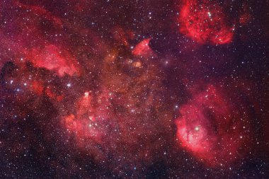 Dış uzay, kozmik manzara. Nebula. Bu görüntünün elementleri NASA tarafından desteklenmektedir.