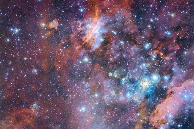 Derin uzay. Fevkalade bilim kurgu canlandırması. Bu görüntünün elementleri NASA tarafından desteklenmektedir.