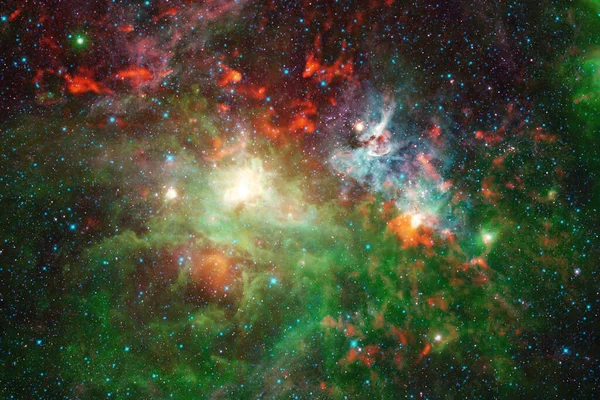 Univers Sans Fin Avec Étoiles Galaxies Dans Espace Art Cosmique — Photo