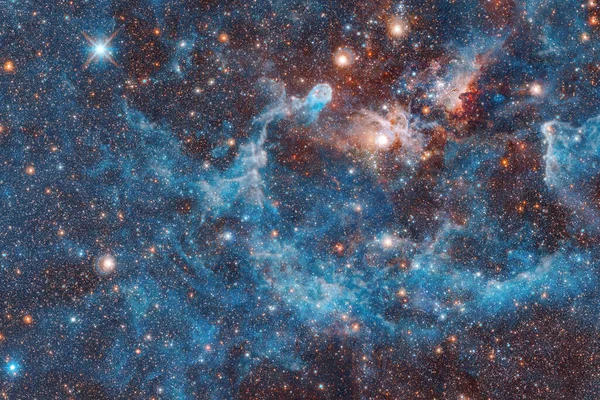 Nebulosa Aglomerado Estrelas Espaço Profundo Arte Ficção Científica Elementos Desta — Fotografia de Stock