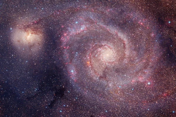 Красива галактика. елементи цього зображення, мебльовані — стокове фото