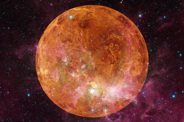 金星惑星。太陽系だ。NASAによって提供されたこの画像の要素 — ストック写真