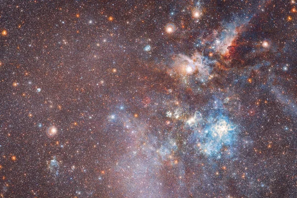 Aglomerado de estrelas. Nebulosa. Elementos desta imagem fornecidos pela NASA — Fotografia de Stock
