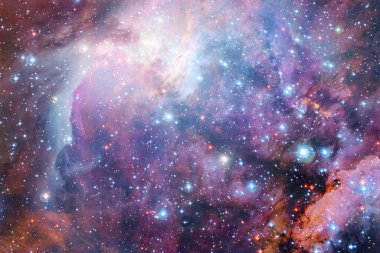 Derin uzay. Fevkalade bilim kurgu canlandırması. Bu görüntünün elementleri NASA tarafından desteklenmektedir.