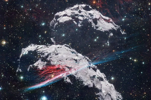 Comet 67P Churyumov Gerasimenko Úžasný Otisk Tapety Prvky Tohoto Snímku — Stock fotografie