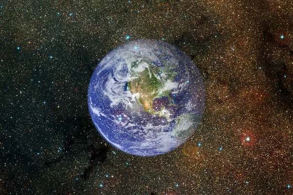 Jorden Solsystemet Grymt Tryck För Tapeter Delar Denna Bild Tillhandahålls — Stockfoto