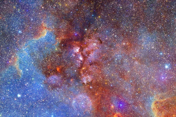 Smuk Galakse Sted Det Ydre Rum Kosmisk Tapet Elementer Dette - Stock-foto