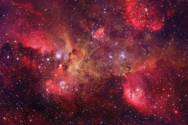 Dış uzay, kozmik manzara. Nebula. Bu görüntünün elementleri NASA tarafından desteklenmektedir.