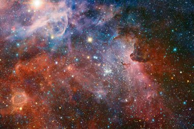 Sonsuz evrenin harikası. Bilim kurgu duvar kağıdı. Bu görüntünün elementleri NASA tarafından desteklenmektedir.