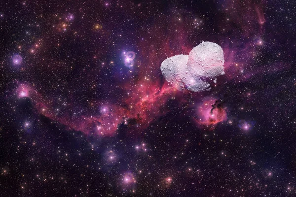 Asteroid Science Fiction Kosmos Delar Denna Bild Tillhandahålls Nasa — Stockfoto