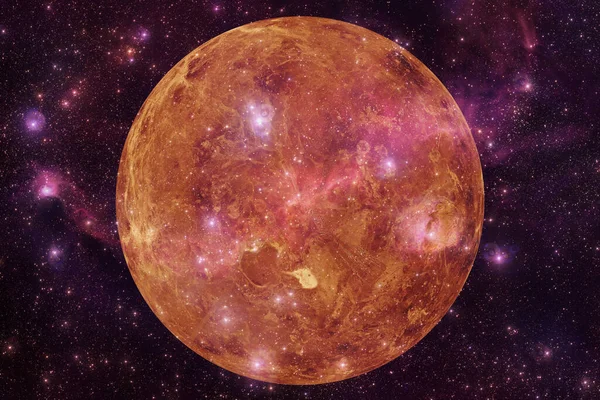 Vénusz Bolygó Naprendszer Kozmosz Művészet Kép Elemeit Nasa Bocsátotta Rendelkezésre — Stock Fotó