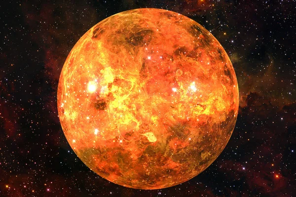Πλανήτης Αφροδίτη Ηλιακό Σύστημα Κοσμική Τέχνη Στοιχεία Αυτής Της Εικόνας — Φωτογραφία Αρχείου