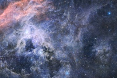 Uzay boşluğu. Bilim kurgu evreni. Bu görüntünün elementleri NASA tarafından desteklenmektedir