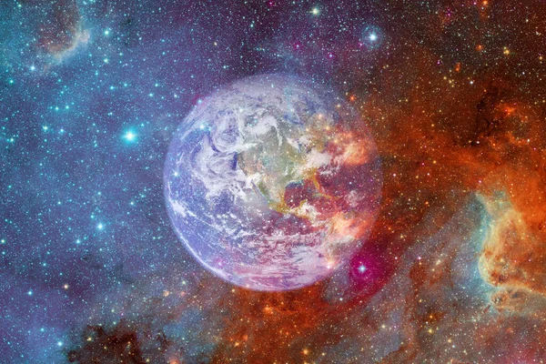 Planeten Jorden Science Fiction Tapet Delar Denna Bild Tillhandahålls Nasa — Stockfoto